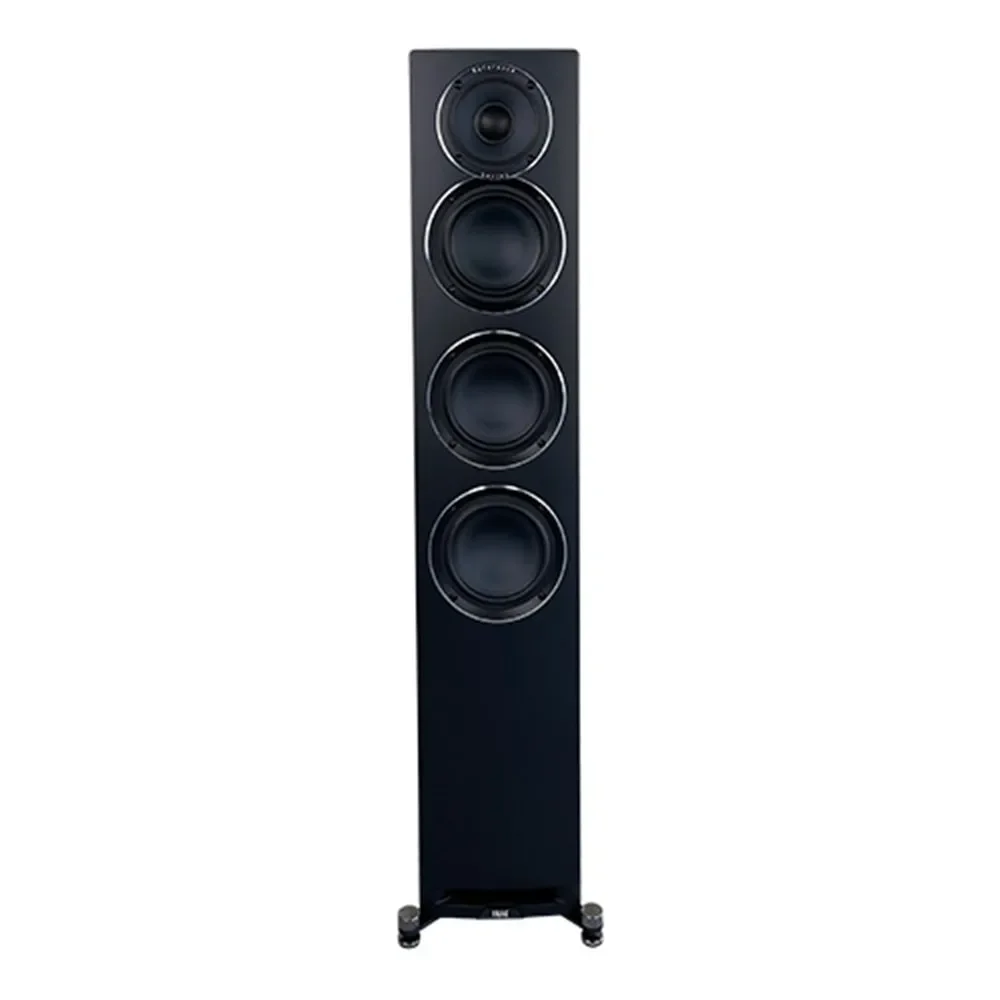 Standlautsprecher Elac Uni-Fi Ref UFR52 Satin black with Walnut sides