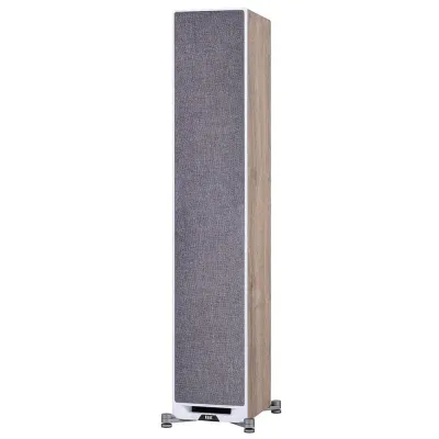 Standlautsprecher Elac Debut Reference DFR52 Black Baffle, Walnut Cabinet