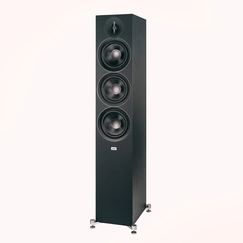 Standlautsprecher Elac Debut F6.3 Black Brushed Vinyl