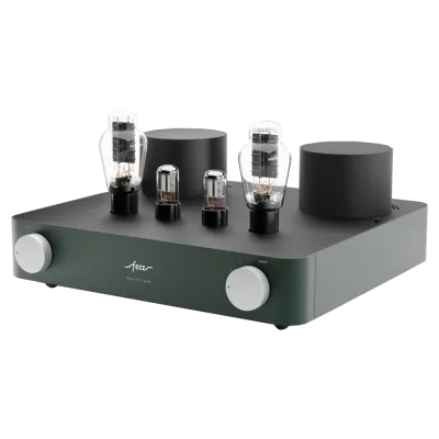 Endstufen Fezz Audio Mira Ceti 300B Mono Power Amplifiers Black Ice