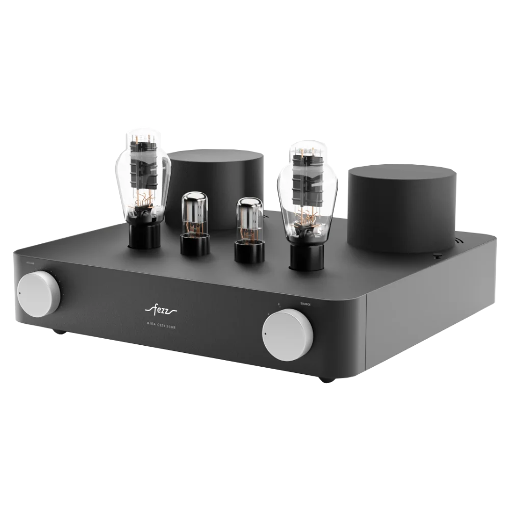 Endstufen Fezz Audio Mira Ceti 300B Mono Power Amplifiers Black Ice