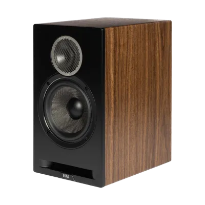Bookshelf speaker Elac Debut Reference DBR62 Black Baffle, Walnut Cabinet