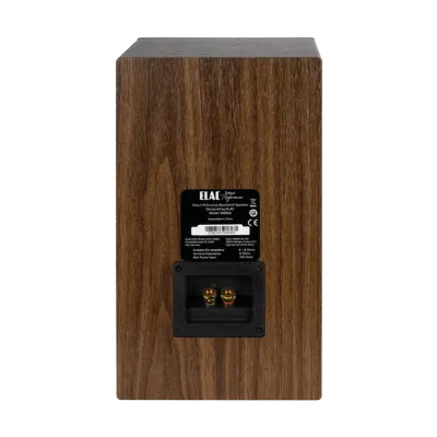 Bookshelf speaker Elac Debut Reference DBR62 Black Baffle, Walnut Cabinet