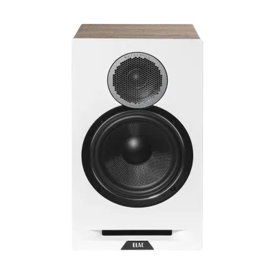 Bookshelf speaker Elac Debut Reference DBR62 Black Baffle, Walnut Cabinet