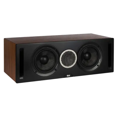 Center speaker Elac Debut Reference DCR52 Black Baffle, Walnut Cabinet