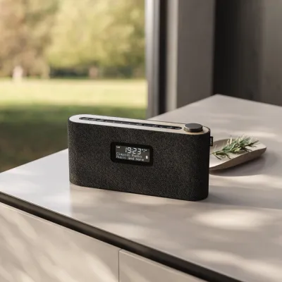 DAB+ player Loewe radio.frequency Basalt Grey & Pure Oak