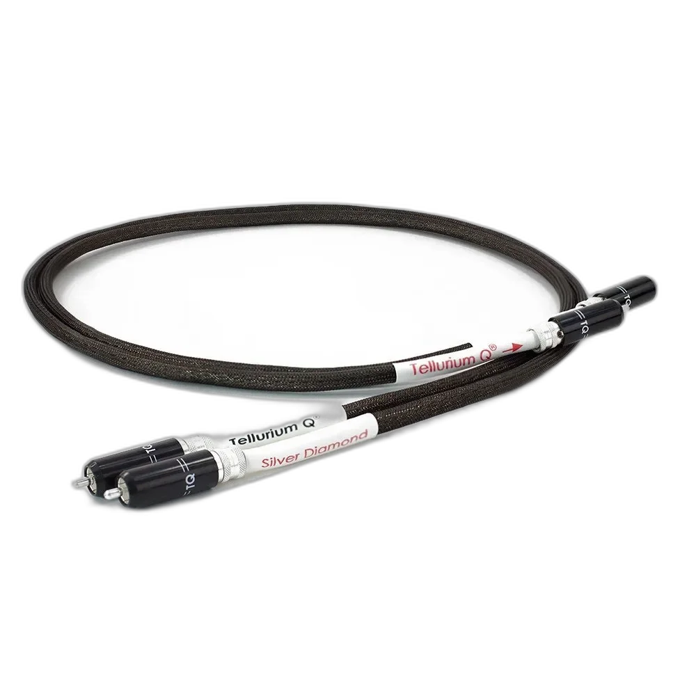 Analoge Kabel Tellurium Q Silver Diamond RCA