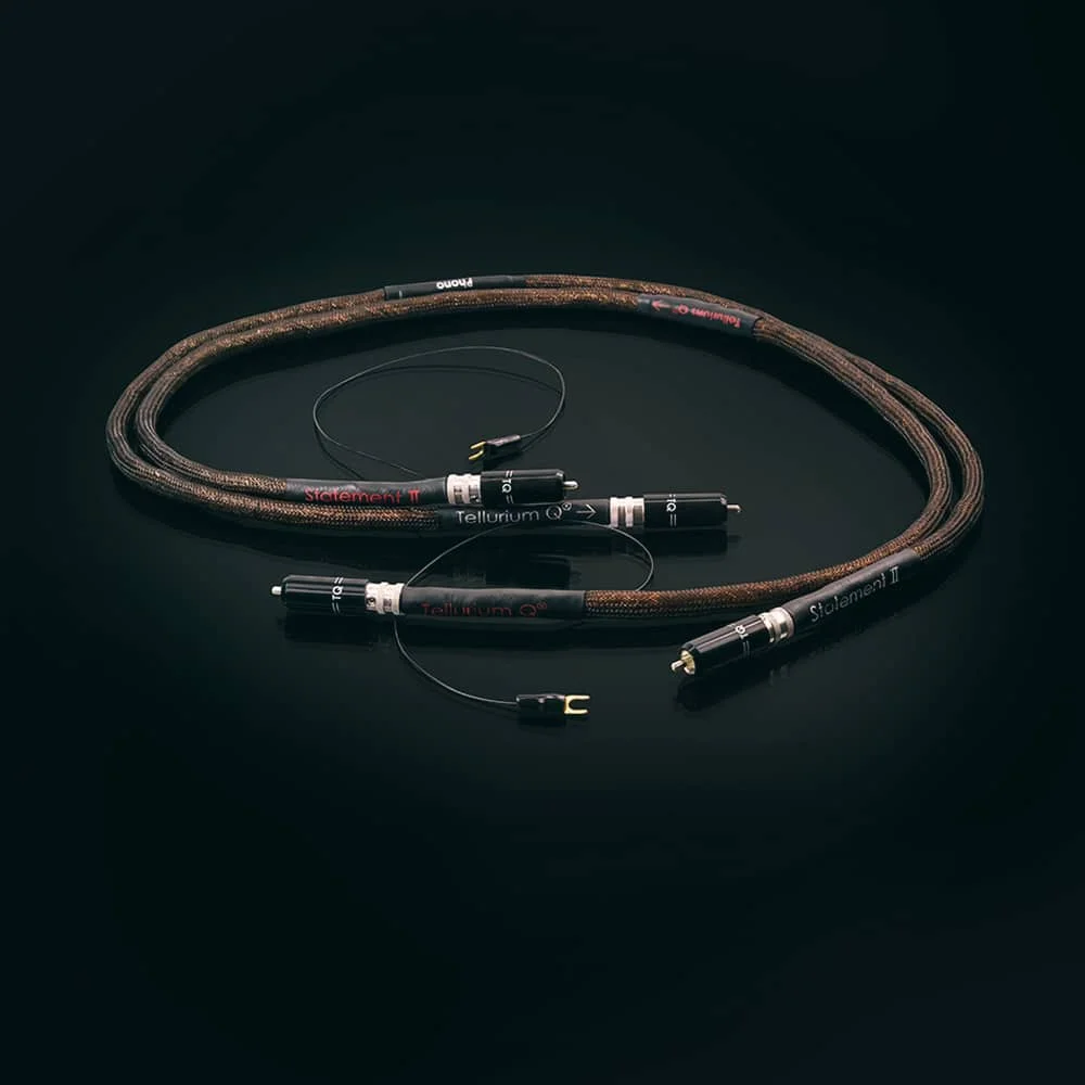 Analoge Kabel Tellurium Q Statement II Turntable RCA