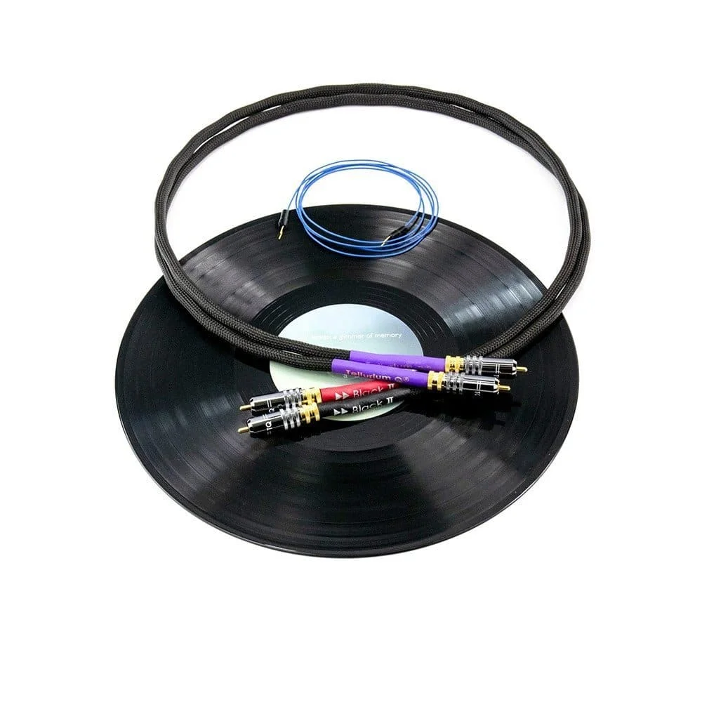 Analoge Kabel Tellurium Q Black II Turntable RCA