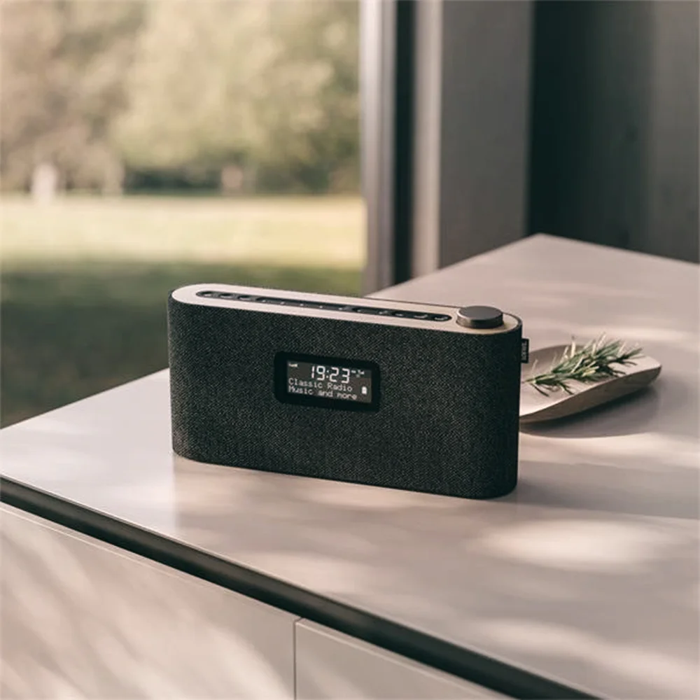 DAB+ player Loewe radio.frequency Basalt Grey & Pure Oak