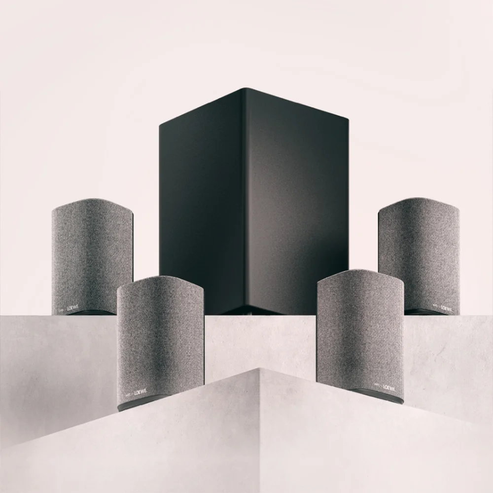 Kabelloser Multiroom-/Surround-Lautsprecher Loewe We. BOOST Ash Grey