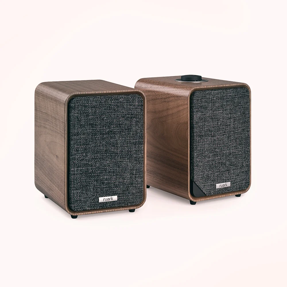 Regallautsprecher Ruark Audio MR1 Mk3 Desktop Speaker System Rich Walnut veneer