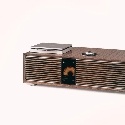 All-in-One Player Ruark Audio R410 All-In-One Music System Fused Walnut venner