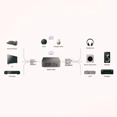 Streamer WiiM WiiM Ultra Silver